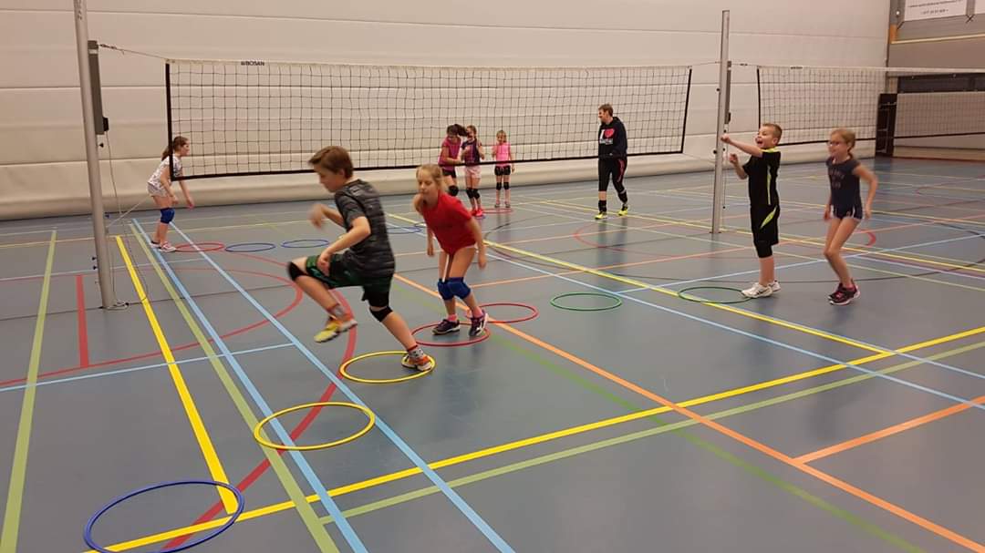 Start trainingen in de hal